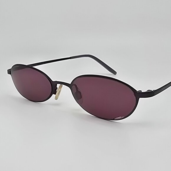 Anne Klein AK7502 703 Deep Purple Frame Deep Purple Lens Sunglasses w/ Case 49mm - Picture 3 of 16